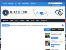 Tablet Screenshot of interclubfedeli.com